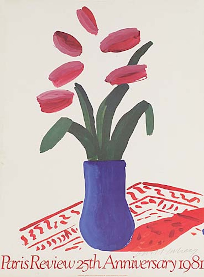 Paris Review 25th Anniversary 1981 by David Hockney