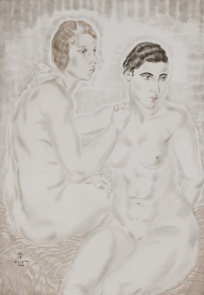 Deux Amies by Leonard Tsuguharu Foujita