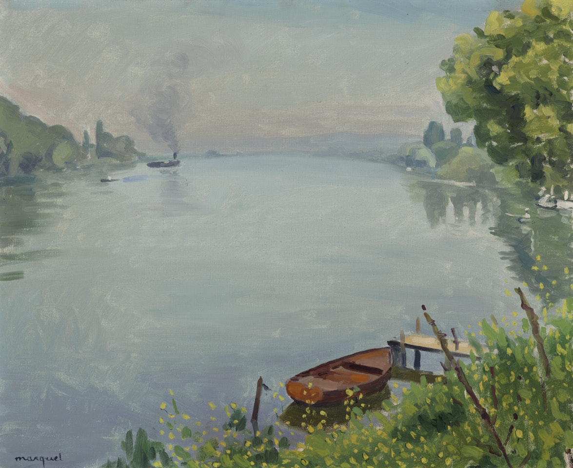 Le Ponton, Triel by Albert Marquet