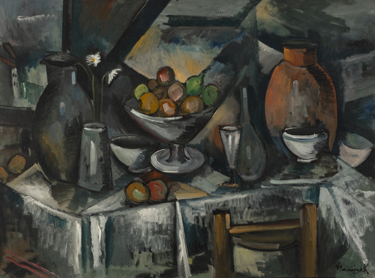 Nature morte à la nappe blanche by Maurice de Vlaminck