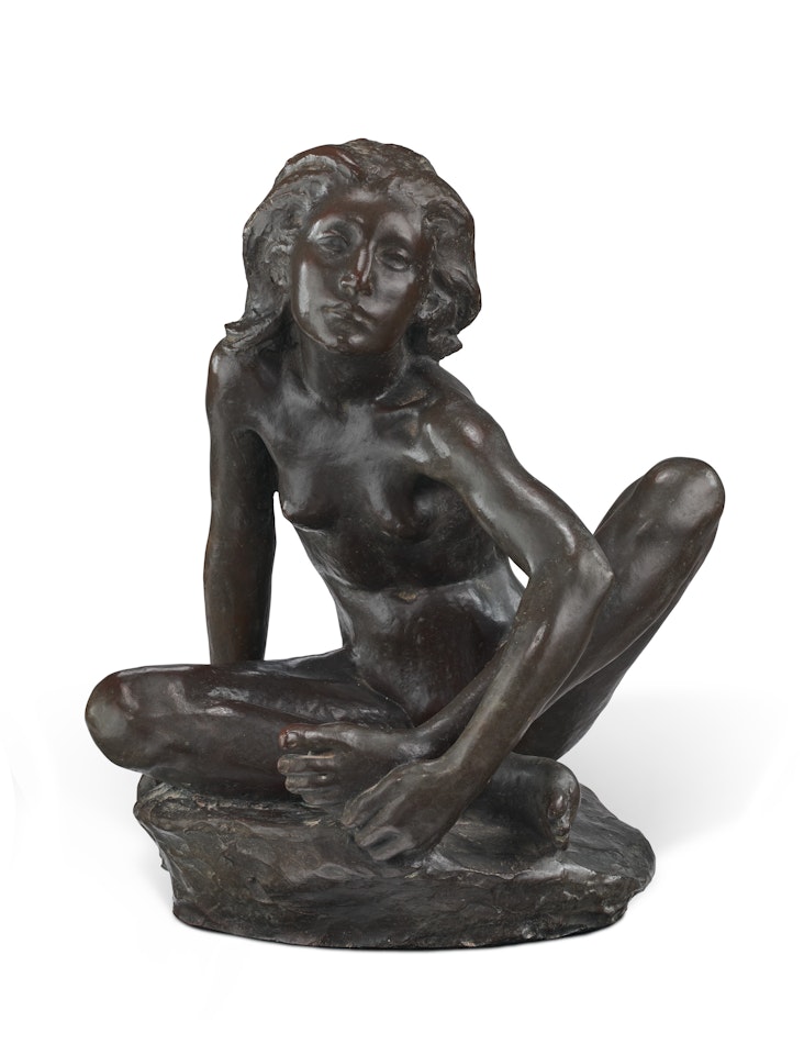 Sitzendes Mädchen by Georg Kolbe