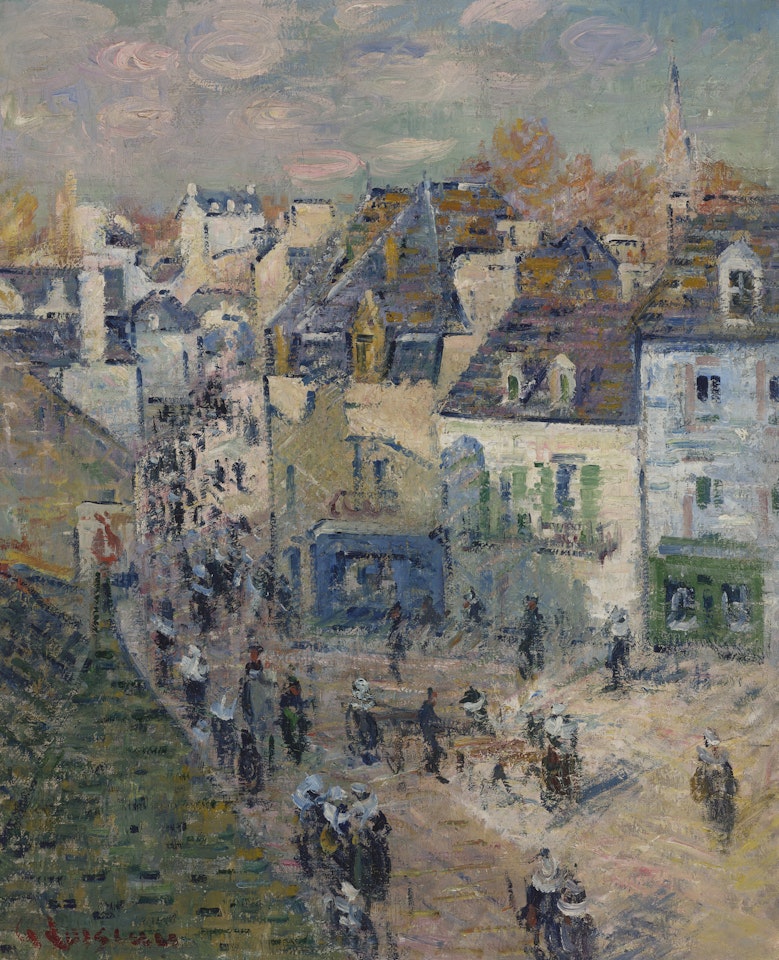 Jour de foire à Pont-Aven by Gustave Loiseau