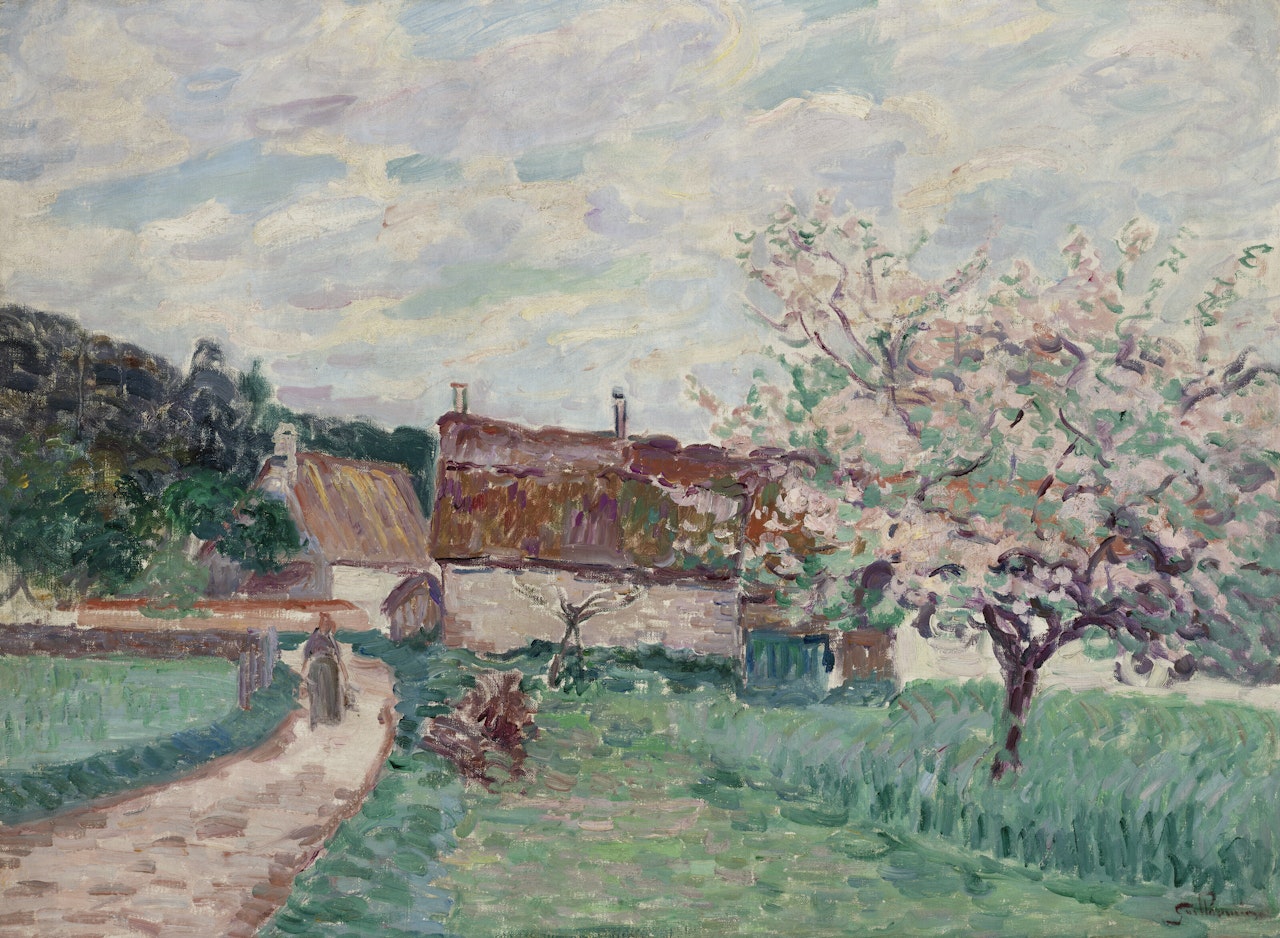 Vergers en fleurs à Damiette by Armand Guillaumin