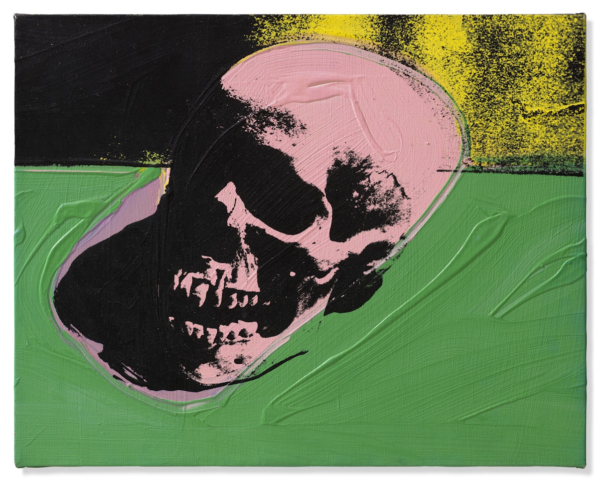 Skull by Andy Warhol