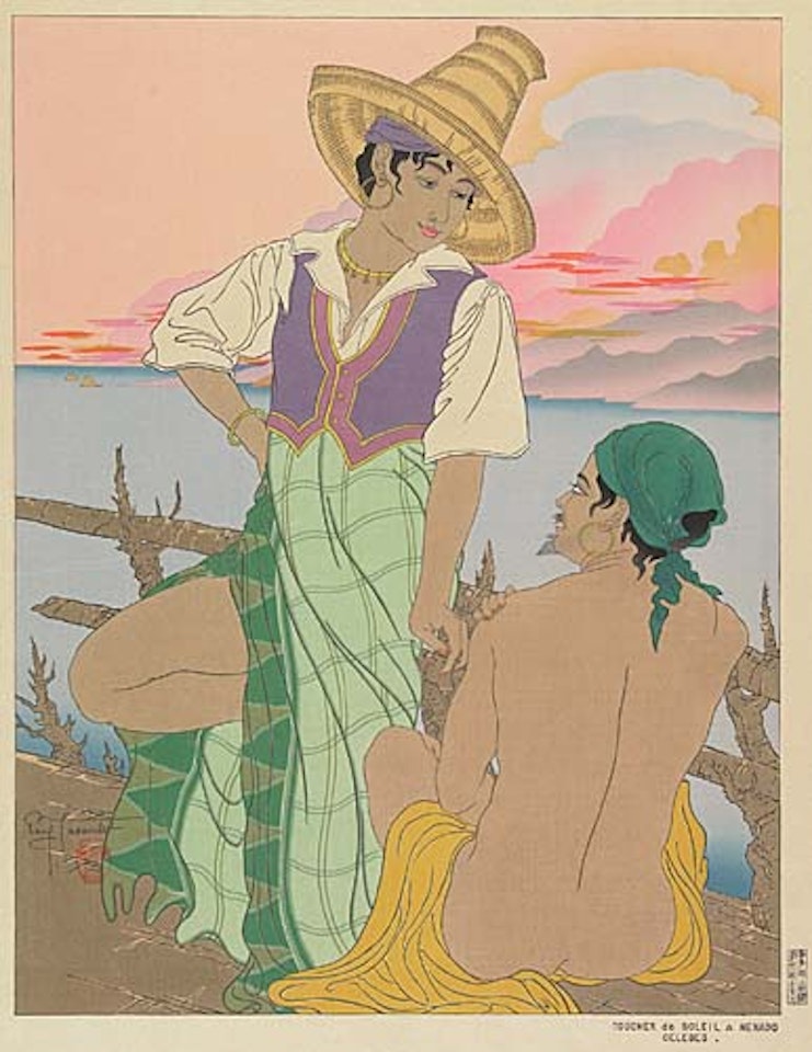 Coucher de Soleil à Menado by Paul Jacoulet