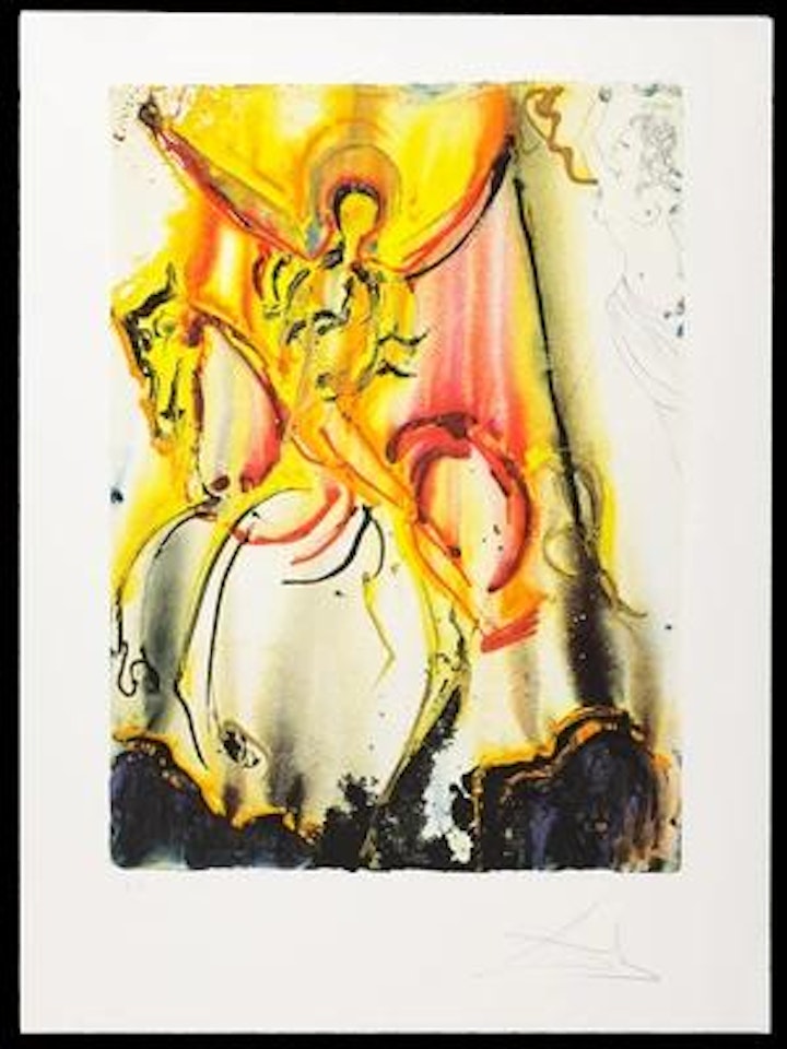 Le Cavalier Triomphant by Salvador Dali