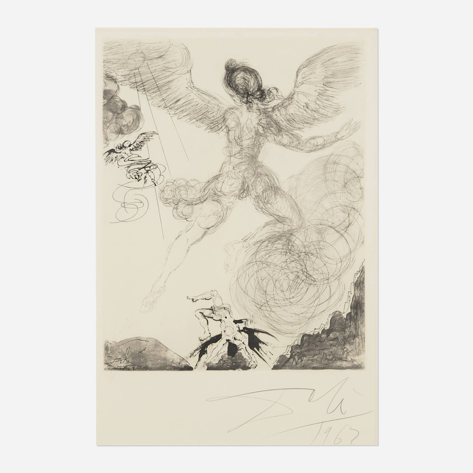 Icarus (from the Mythologie portfolio) by Salvador Dali