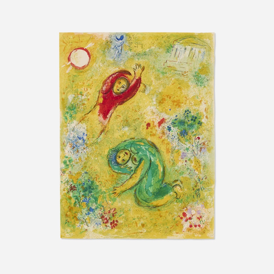 Les Fleurs Saccagées (from Daphnis et Chloë portfolio) by Marc Chagall