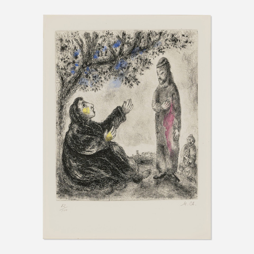 Débora la prophétesse (from La Bible portfolio) by Marc Chagall