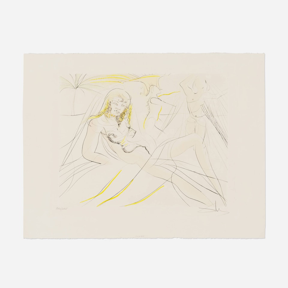 Mort de Cléopatra by Salvador Dali