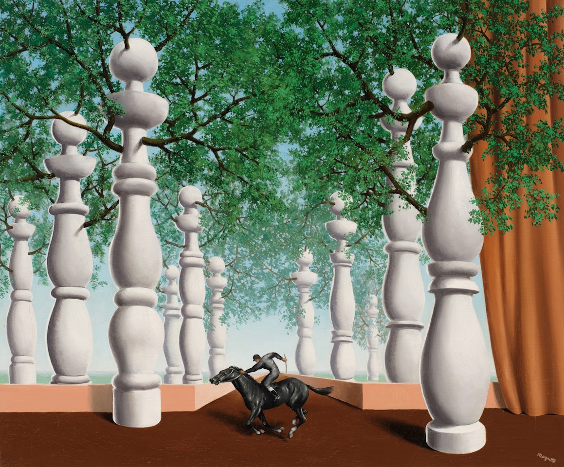 Le Jockey perdu by René Magritte