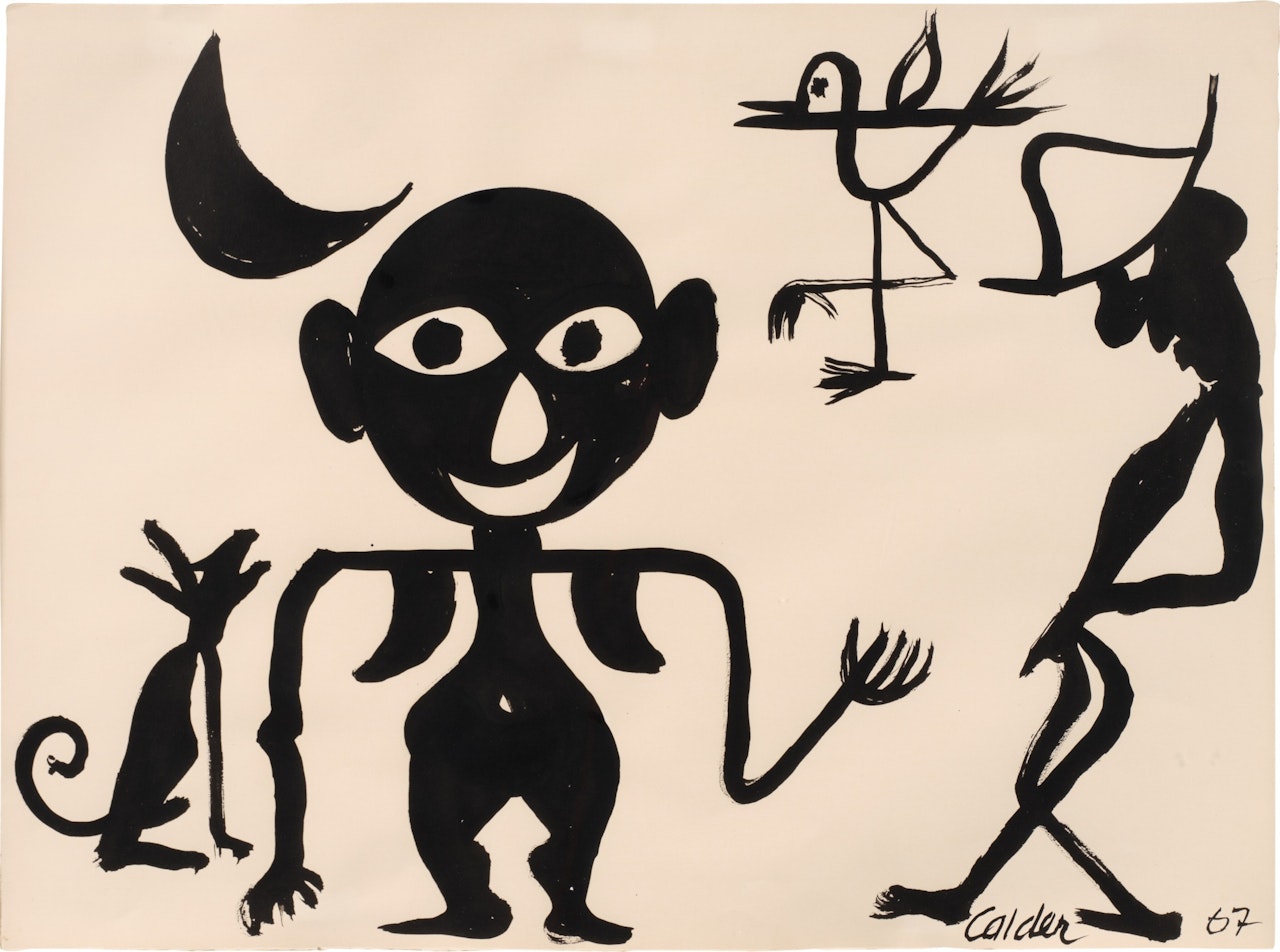Couple with Pets by Alexander Calder