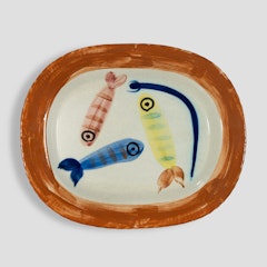 Quatre poissons polychromes