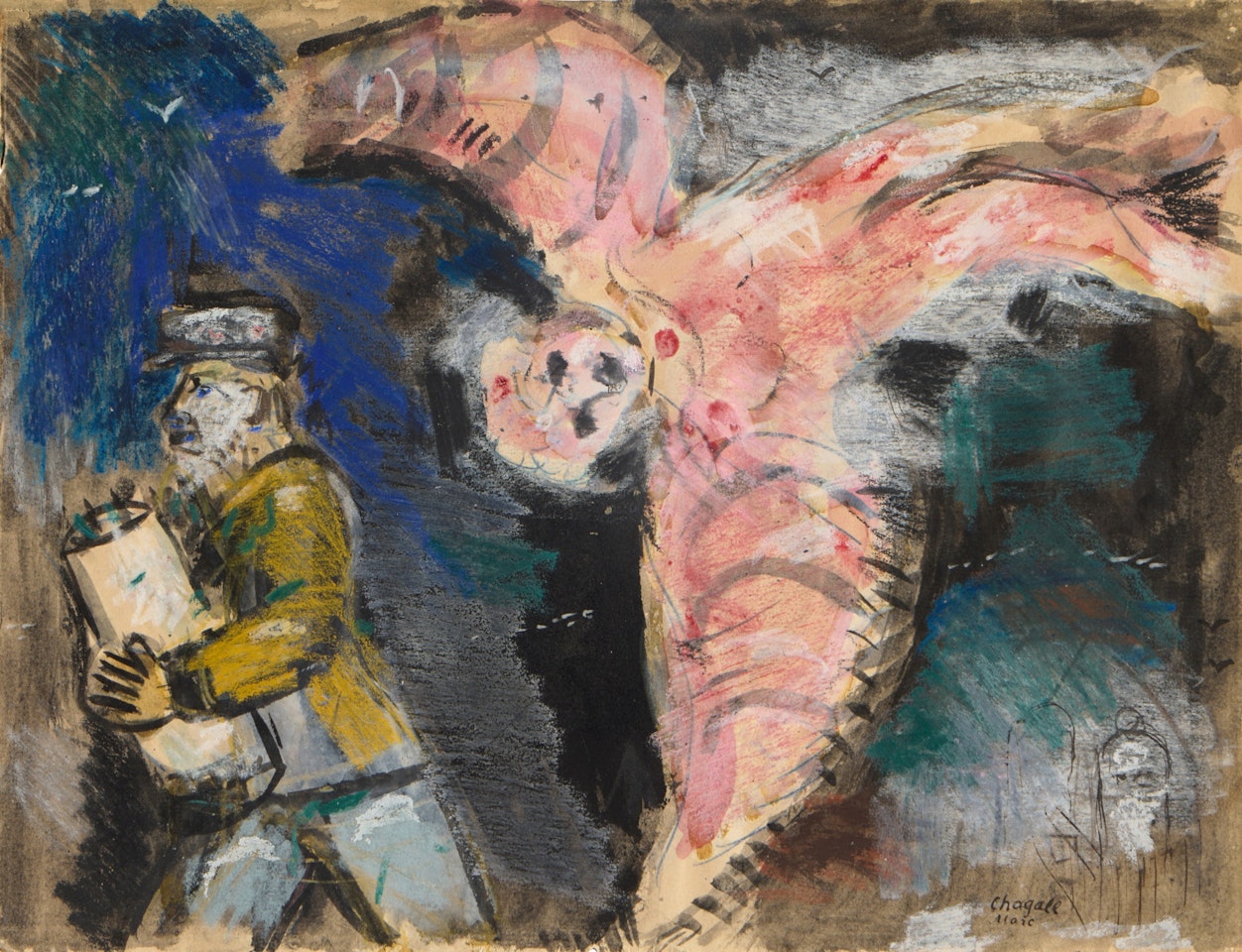 Esquisse pour "La Chute de l"ange" by Marc Chagall