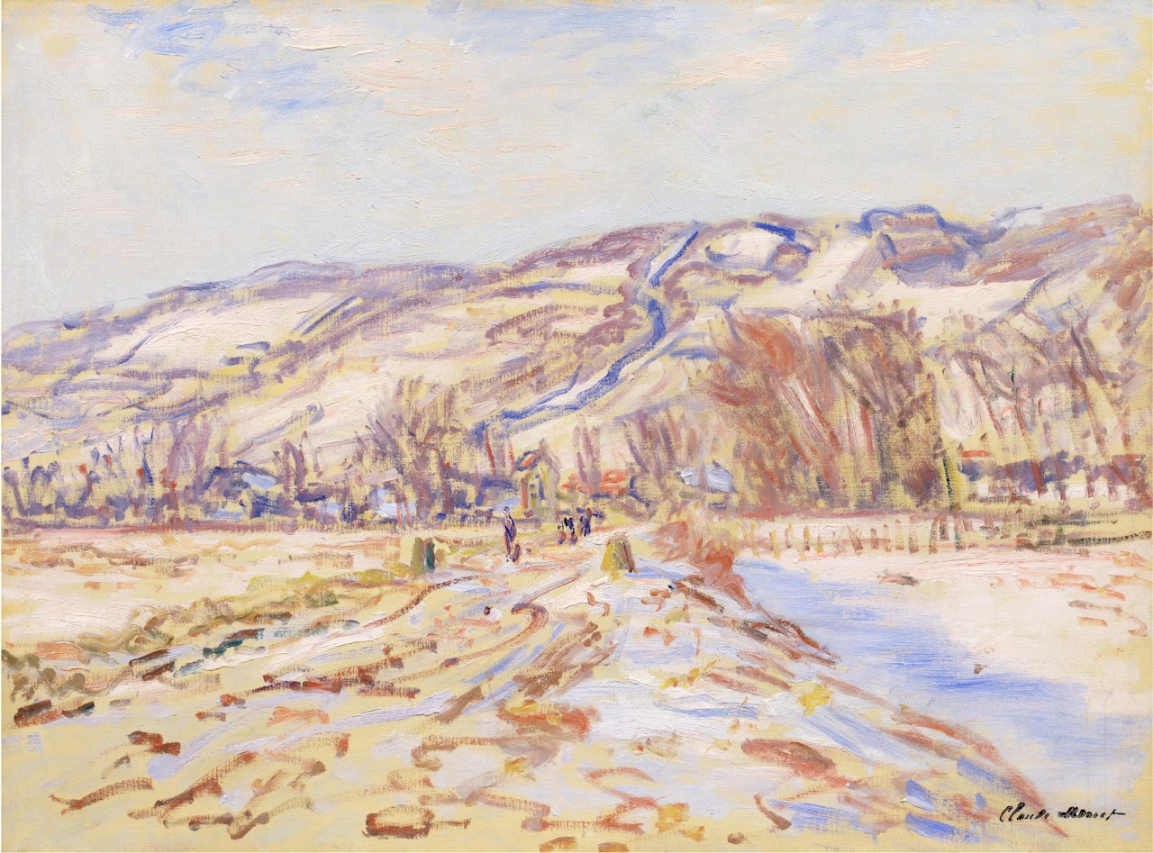 Hiver à Giverny by Claude Monet