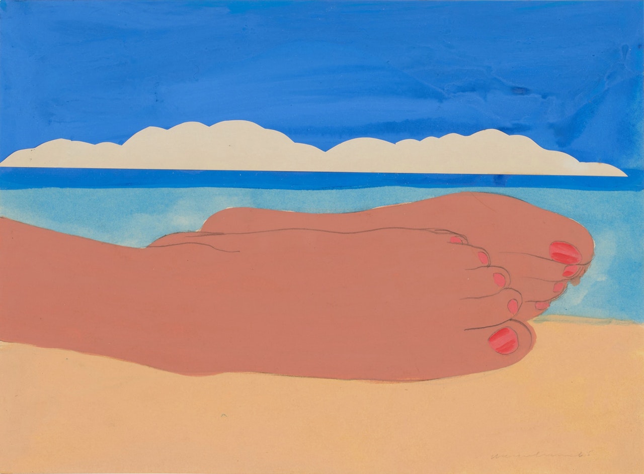 Study for Seascape #4 by Tom Wesselmann