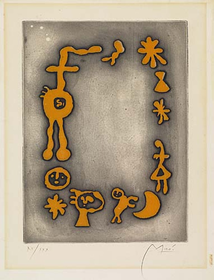 Untitled, from The Ruthven Todd Album by Joan Miró