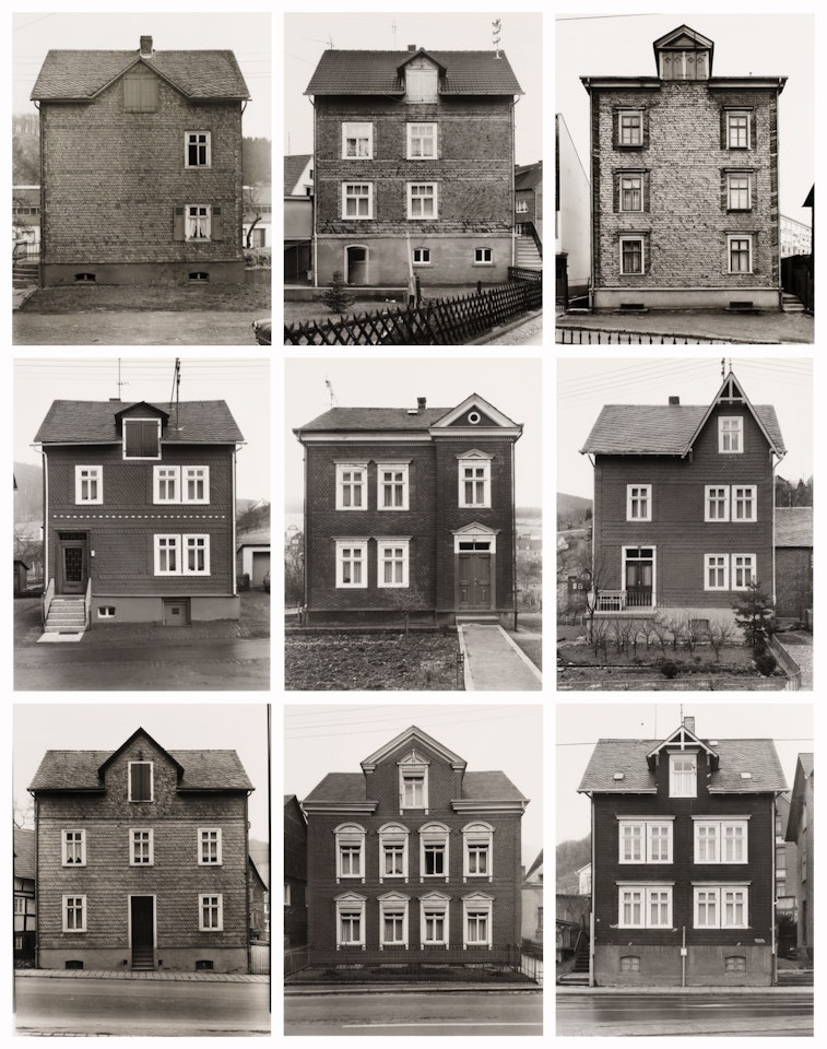 Framework Houses by Bernd & Hilla Becher