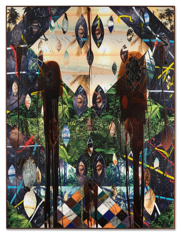 Untitled Escape Collage by Rashid Johnson