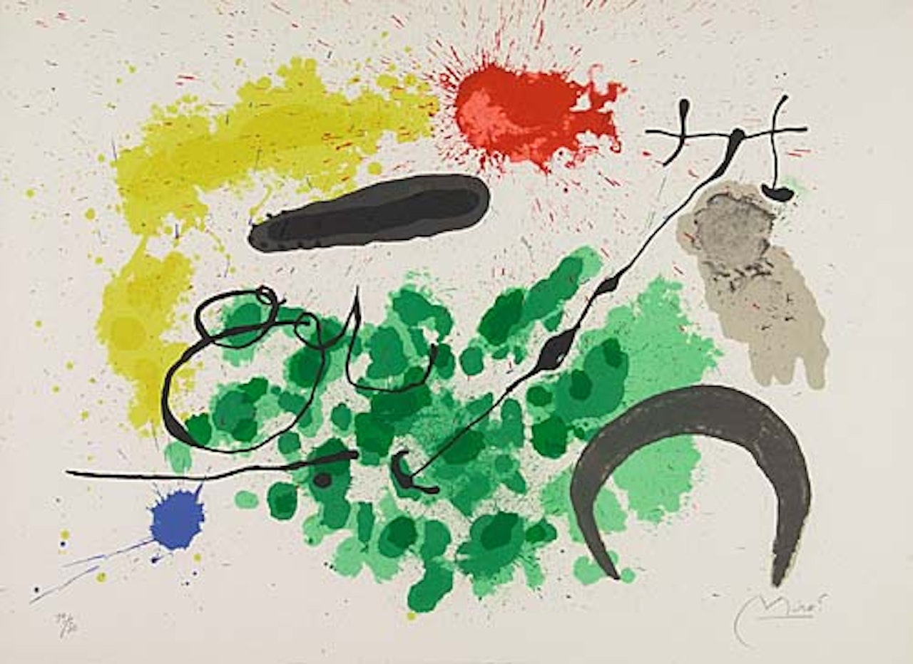 Le Lézard aux Plumes d'Or by Joan Miró