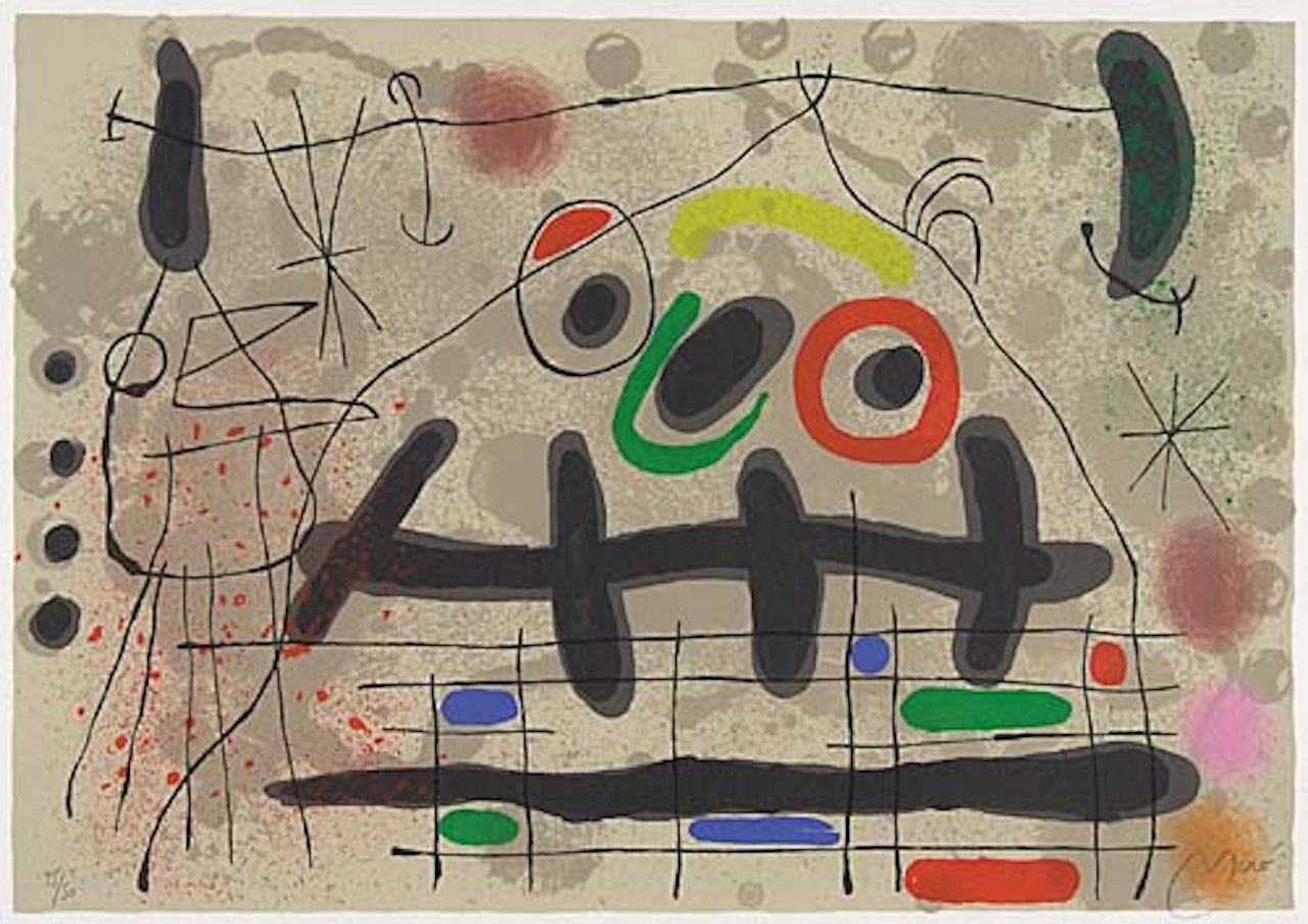 Le Lézard aux Plumes d'Or by Joan Miró