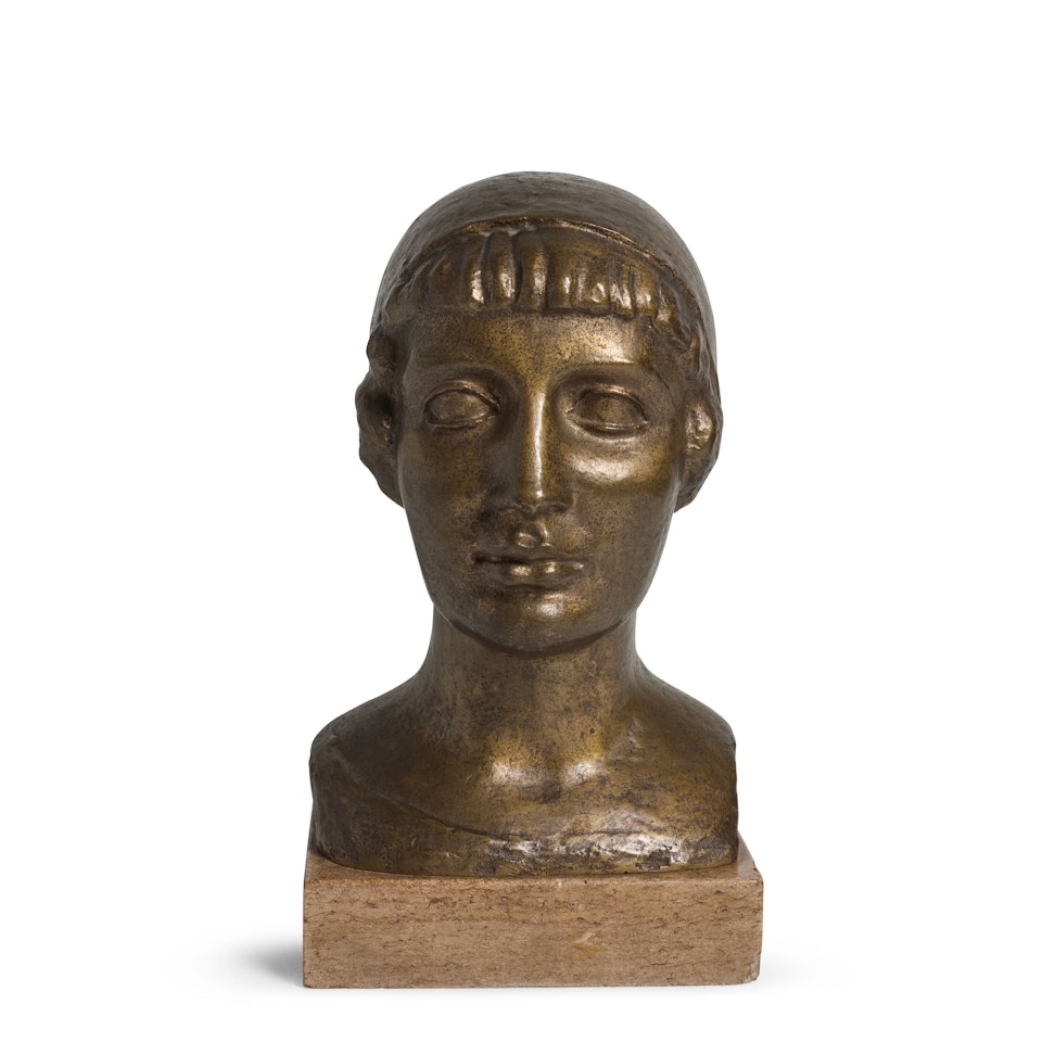 Tête de jeune fille by Aristide Maillol