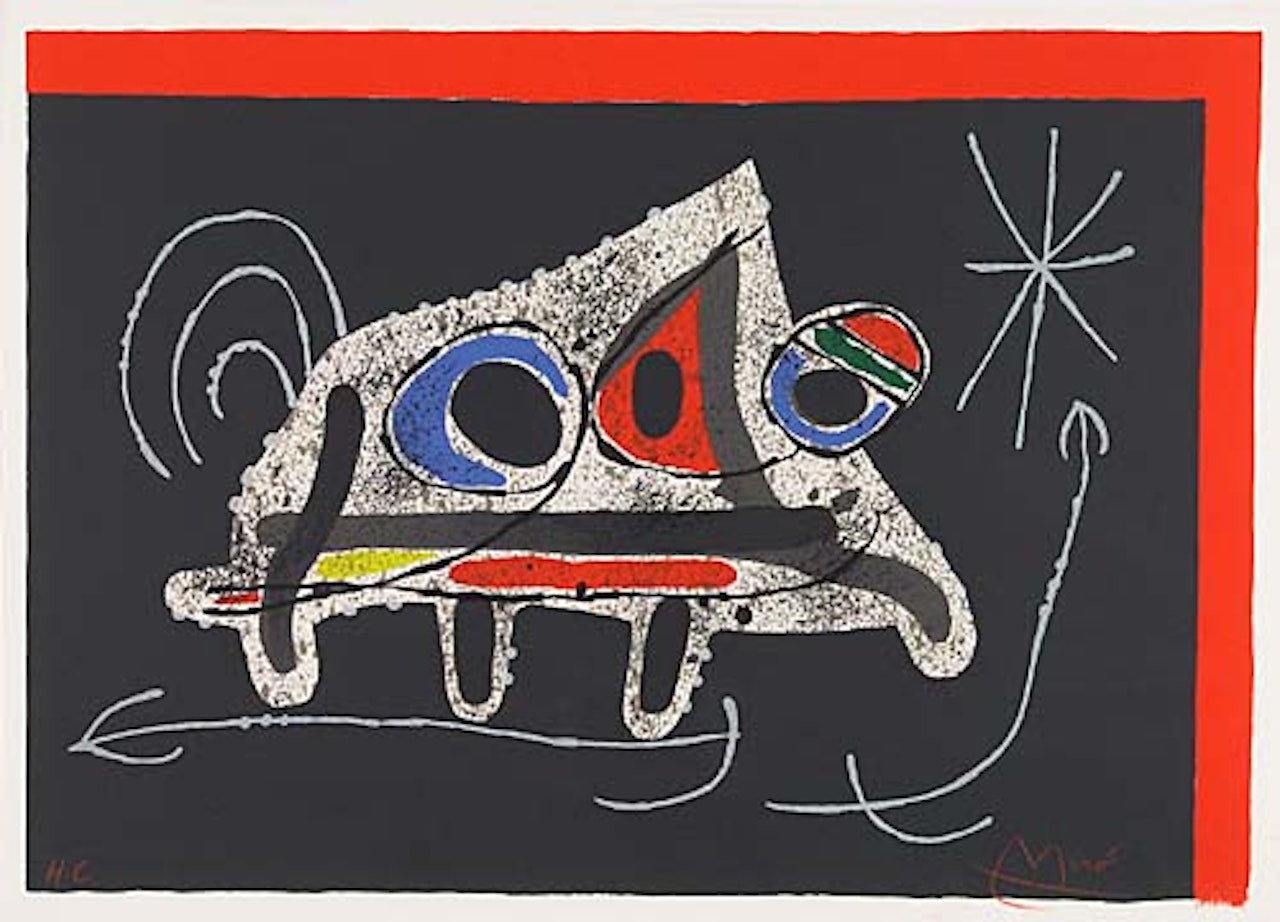 Le Lézard aux Plumes d'Or by Joan Miró