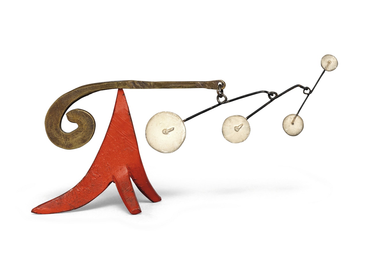 Four White on Little Red by Alexander Calder