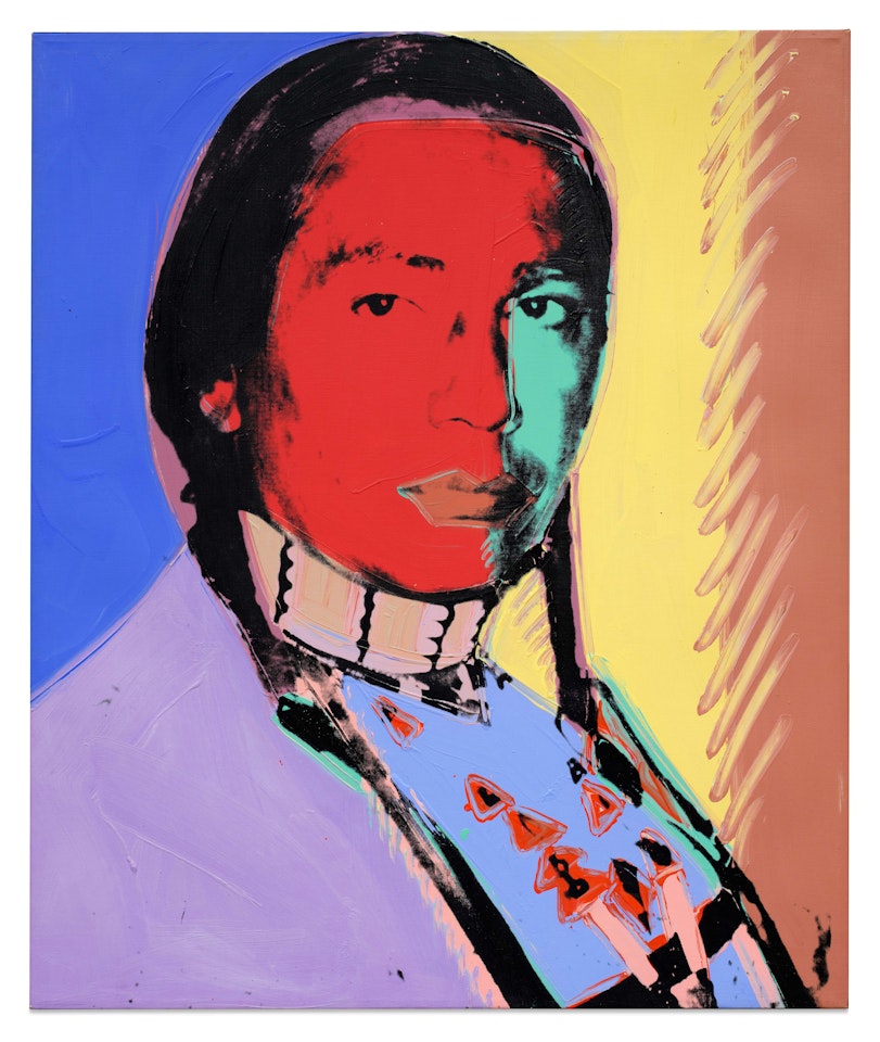 The American Indian (Russell Means) by Andy Warhol