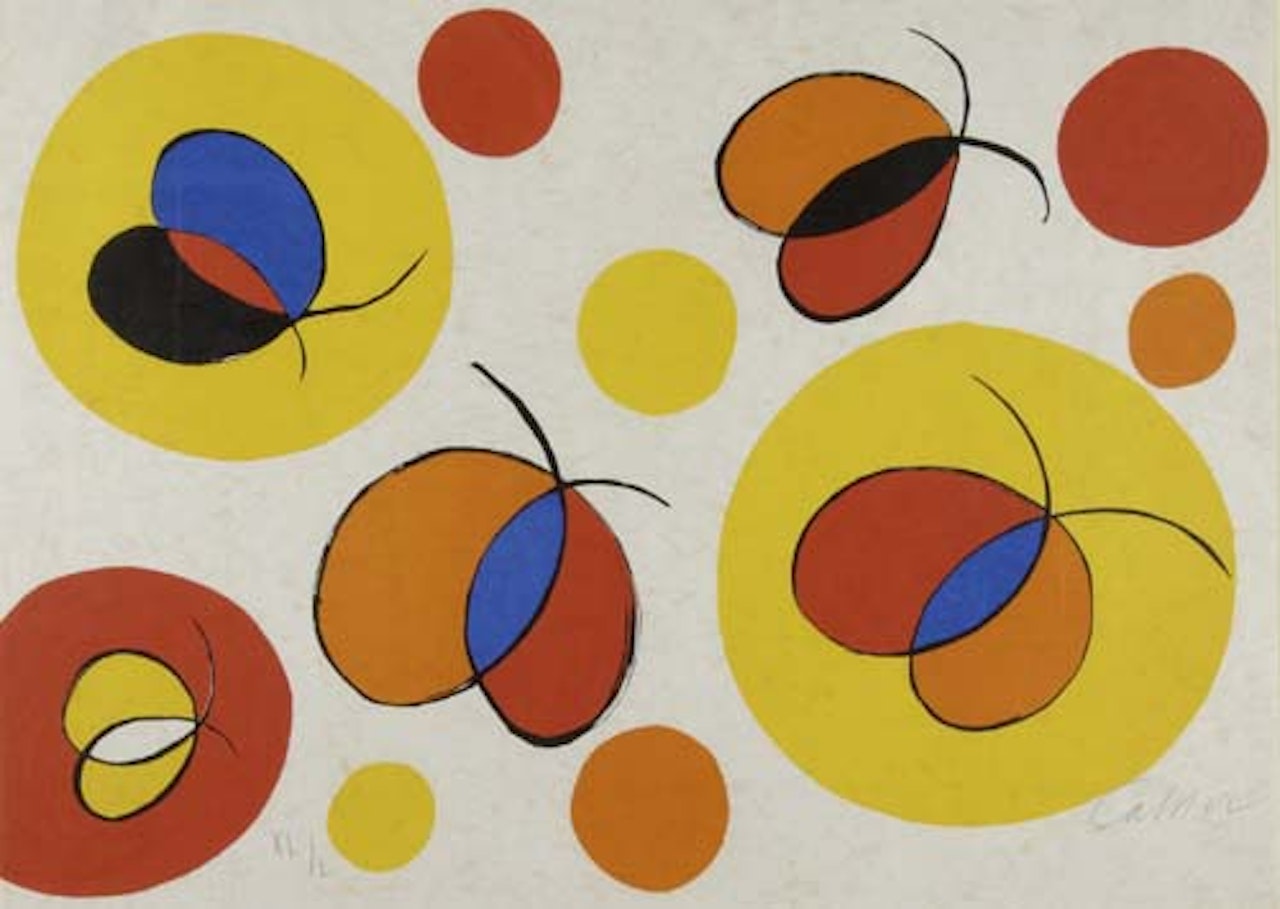 Le Mémoire Elementaire (Composition with Butterflies) by Alexander Calder