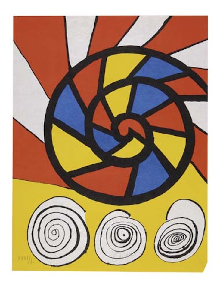 Le Mémoire Elementaire (Composition with Spirals) by Alexander Calder