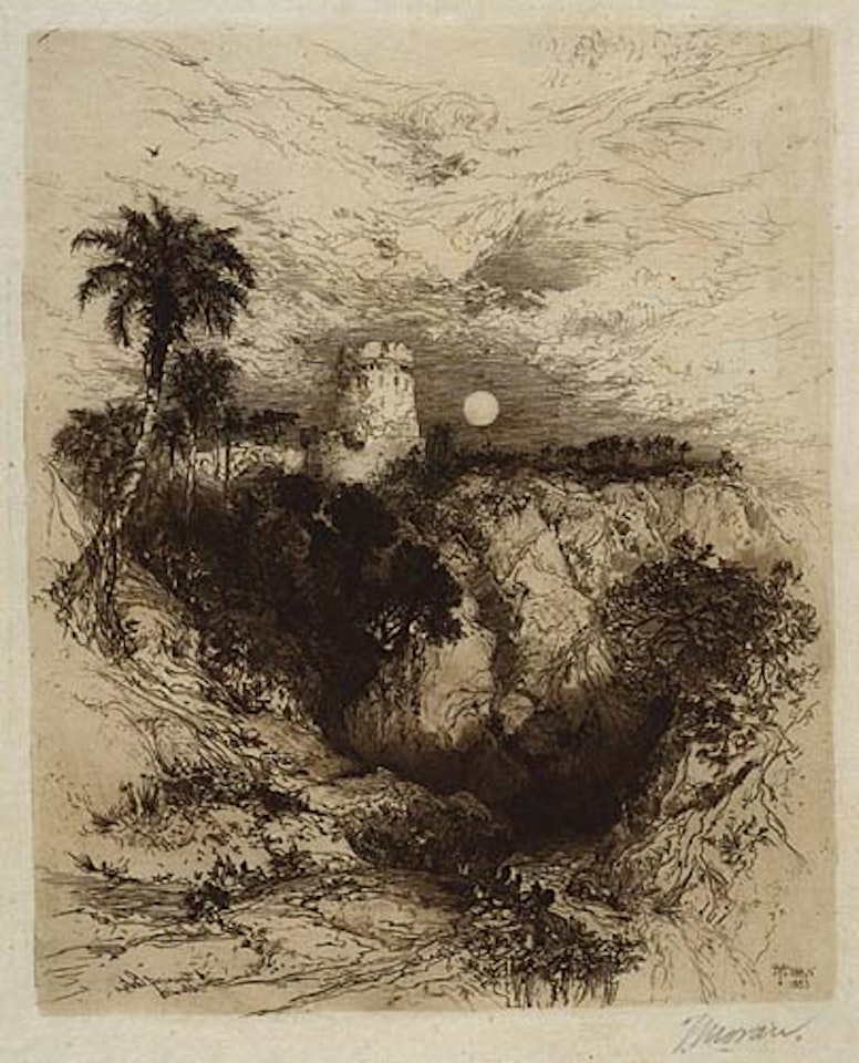 The Tower of Cortes, Mexico by Thomas Moran