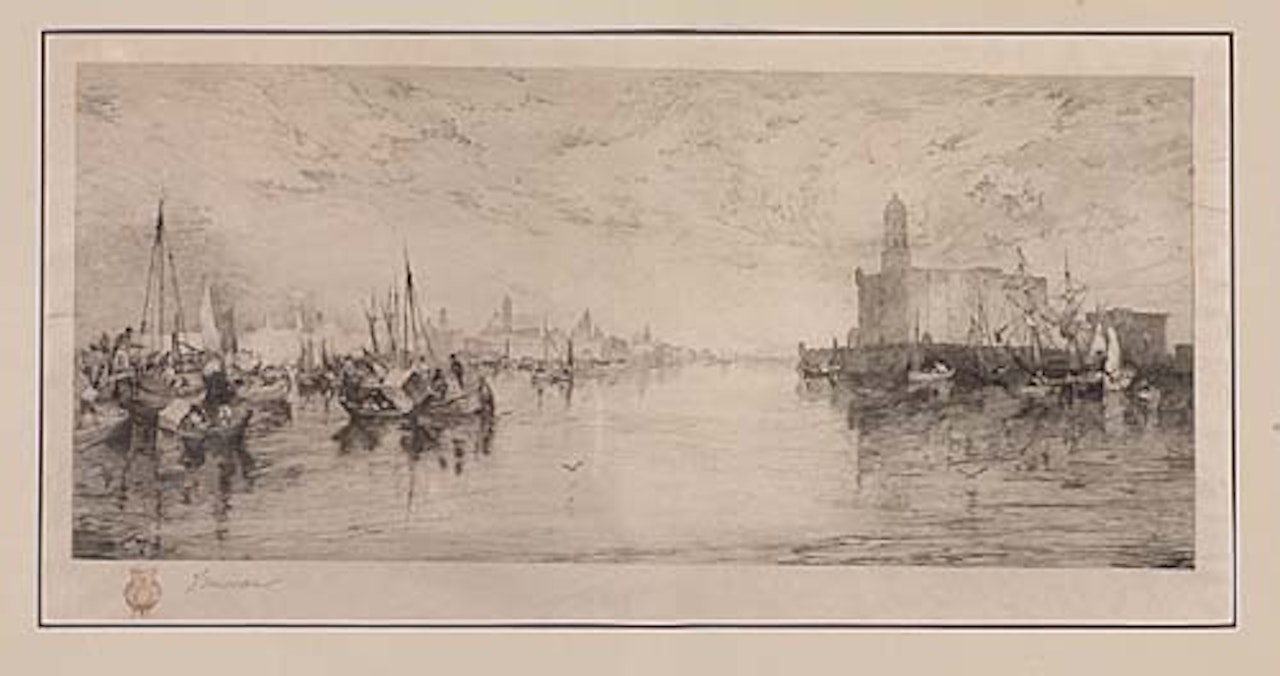 The Harbor of Vera Cruz, Mexico by Thomas Moran