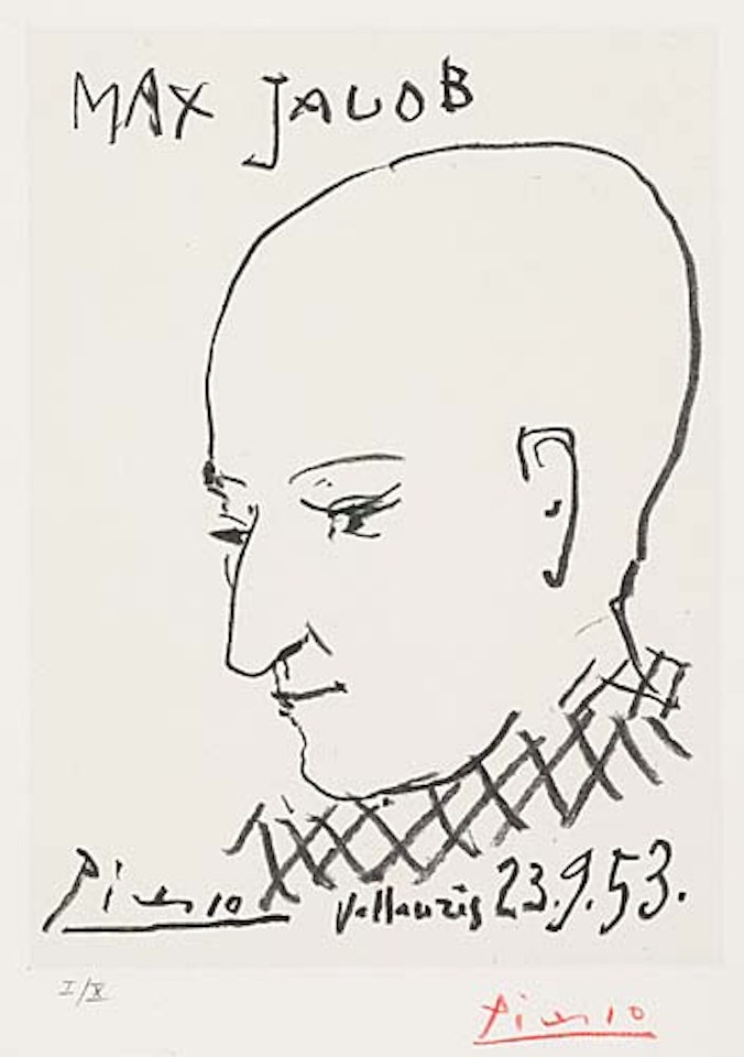 Max Jacob by Pablo Picasso