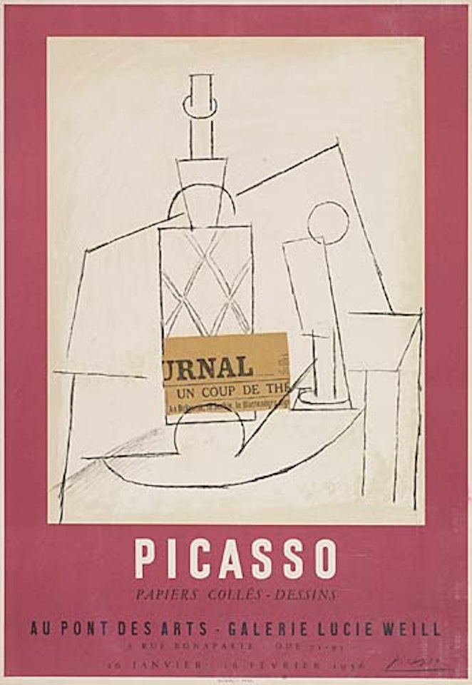 Papier Collés-Dessins by Pablo Picasso