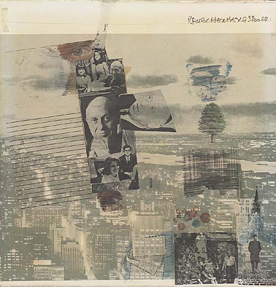 Senator Javits Poster by Robert Rauschenberg