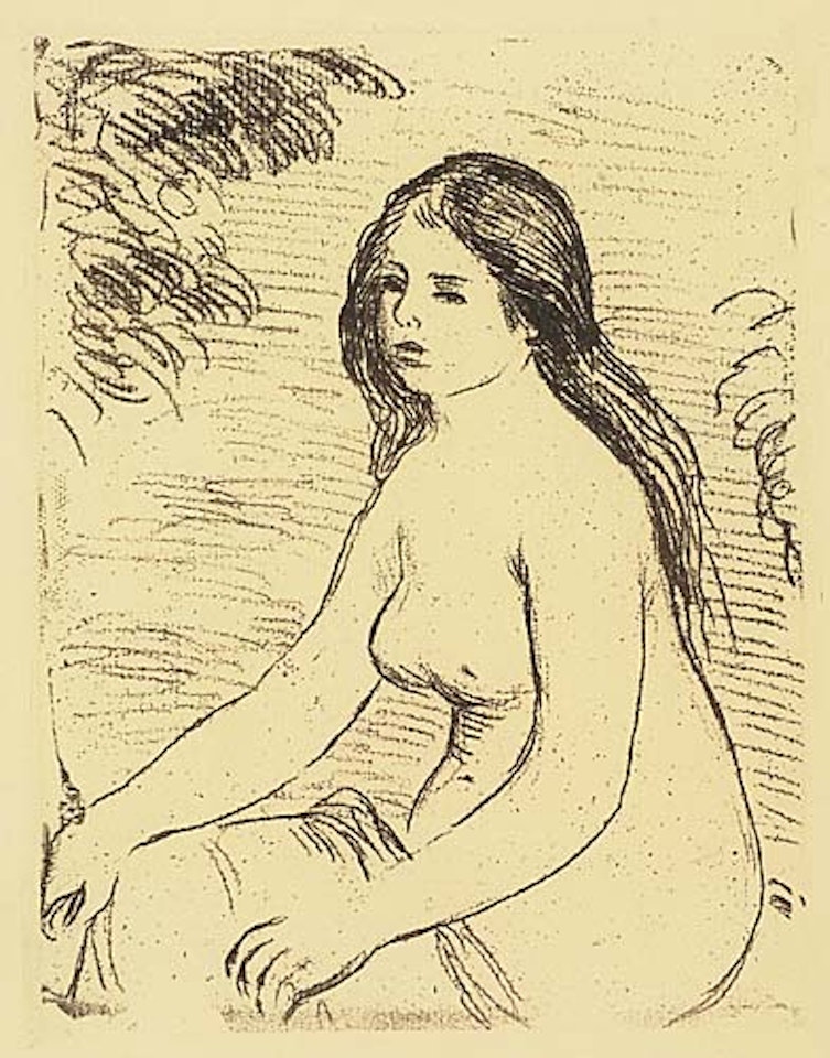 Femme nue assise by Pierre-Auguste Renoir