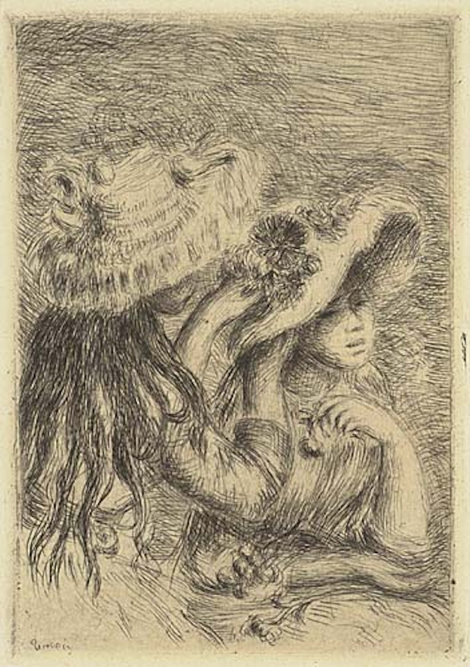 Sur la Plage, a Berneval by Pierre-Auguste Renoir