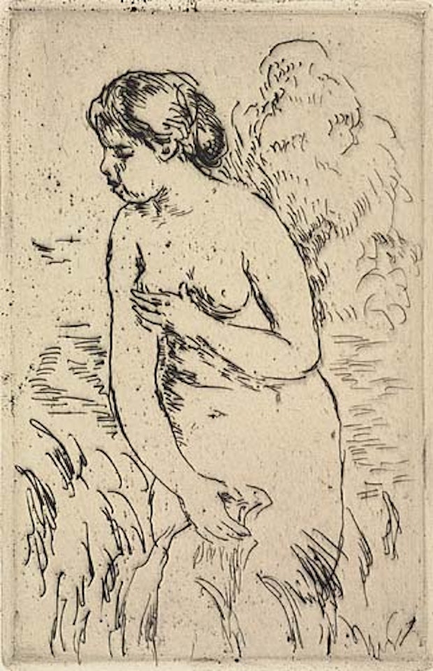 Le Chapeau Épinglé (3e planche) by Pierre-Auguste Renoir