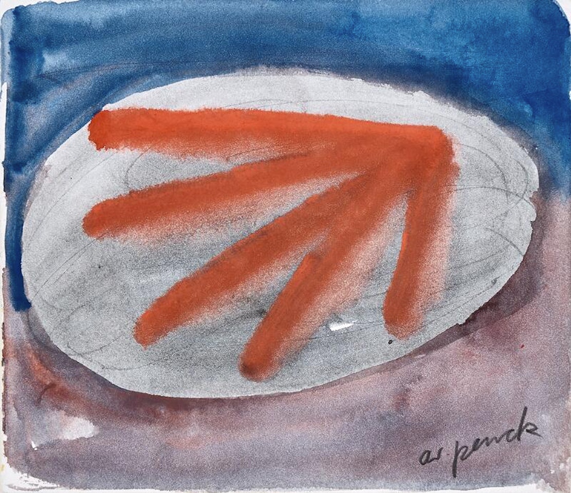 “Hand + Ei” by A.R. Penck