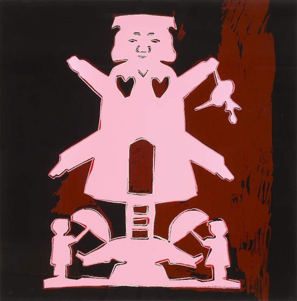 “Mill-man with dancing girl and the Sandman” from “The H. C. Andersen Series” by Andy Warhol