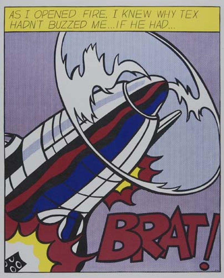 As I Opened Fire by Roy Lichtenstein