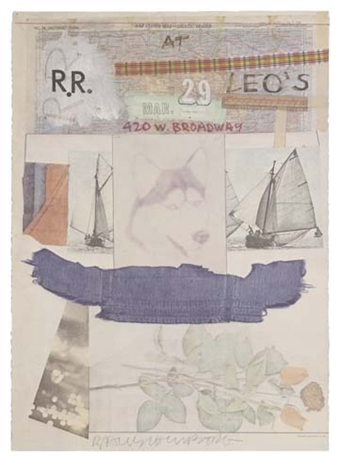 At Leo's by Robert Rauschenberg