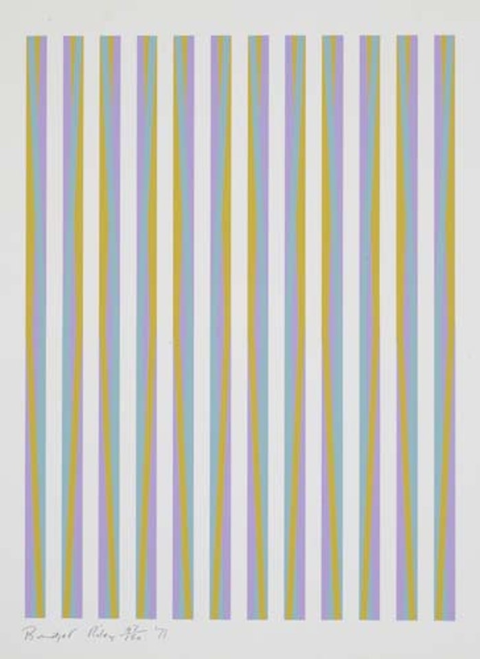 Print for Chicago 8 by Bridget Riley