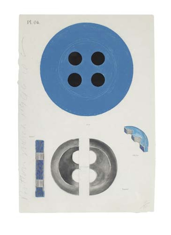 Button March 1, 1996 by Donald Sultan