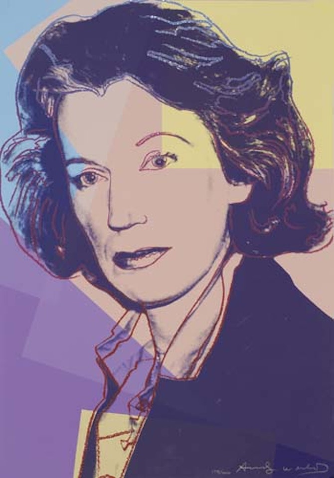 Mildred Scheel by Andy Warhol