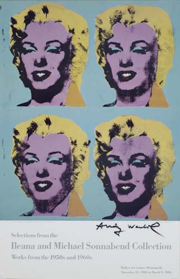 Marily Four Times (Selections from the Ileanna and Michael Sonnabend Collection) by Andy Warhol