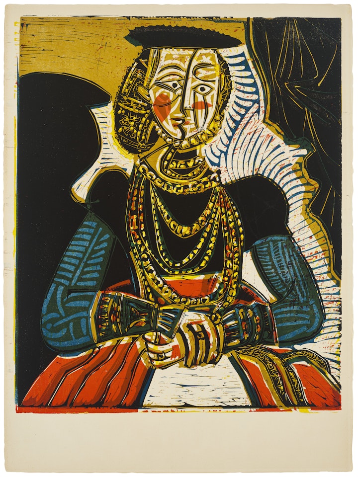Buste de femme d"après Cranach le Jeune by Pablo Picasso