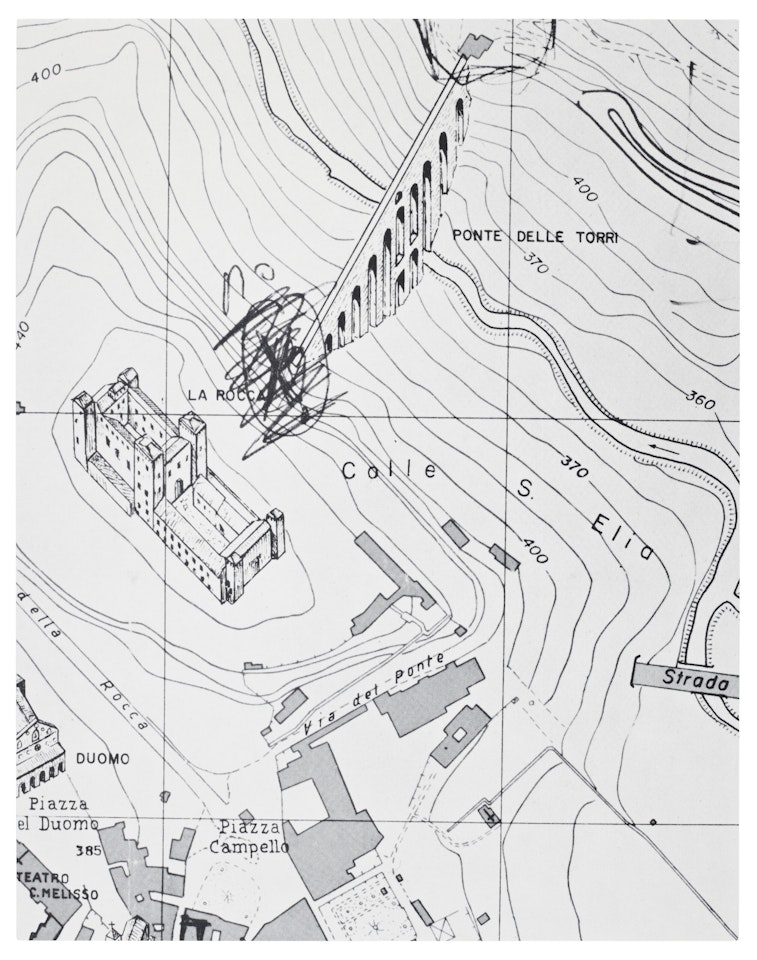 Packed Tower, Spoleto, Italy by Christo
