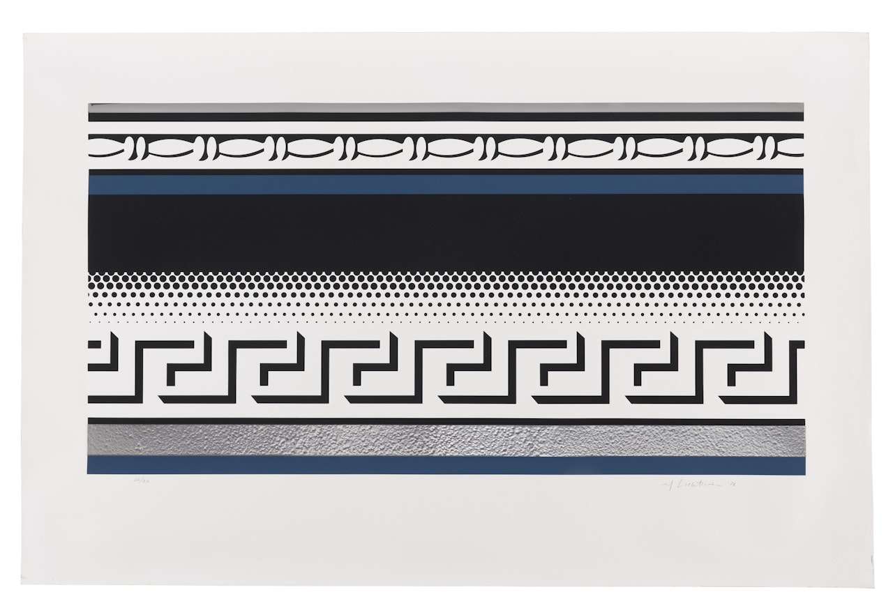 Entablature VII by Roy Lichtenstein